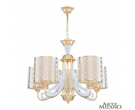 Подвесная люстра Arte Milano Florentia-3387 303387/5 Wh/Gd