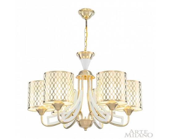 Подвесная люстра Arte Milano Florentia-3387 303387/6 Wh/Gd, изображение 2