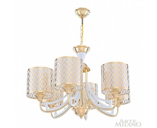 Подвесная люстра Arte Milano Florentia-3387 303387/6 Wh/Gd, изображение 3