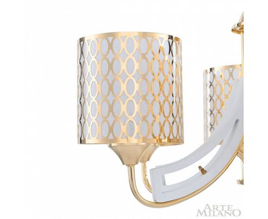 Подвесная люстра Arte Milano Florentia-3387 303387/6 Wh/Gd, изображение 4