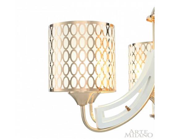 Подвесная люстра Arte Milano Florentia-3387 303387/6 Wh/Gd, изображение 5