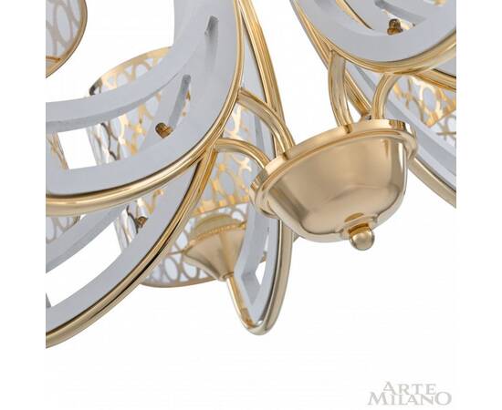 Подвесная люстра Arte Milano Florentia-3387 303387/6 Wh/Gd, изображение 8