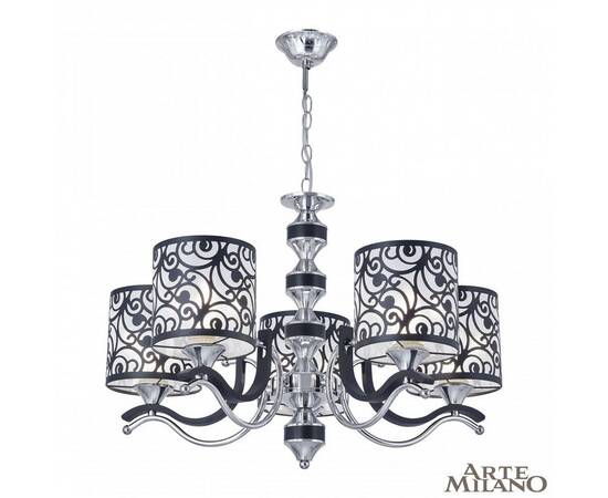 Подвесная люстра Arte Milano Florentia-4957 304957/5 Bk/Ni