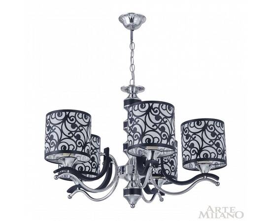 Подвесная люстра Arte Milano Florentia-4957 304957/5 Bk/Ni, изображение 4