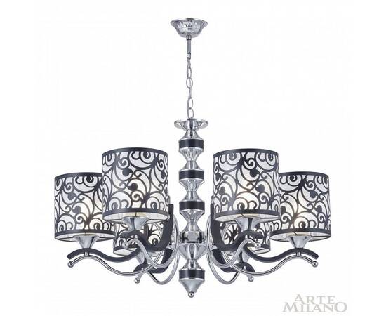 Подвесная люстра Arte Milano Florentia-4957 304957/6 Bk/Ni, изображение 3