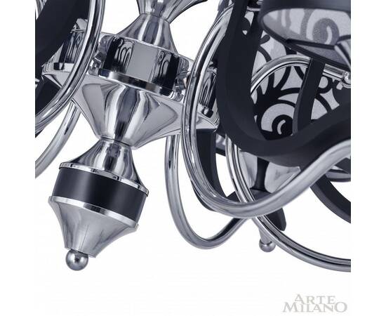 Подвесная люстра Arte Milano Florentia-4957 304957/6 Bk/Ni, изображение 8