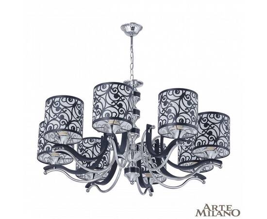 Подвесная люстра Arte Milano Florentia-4957 304957/8 Bk/Ni