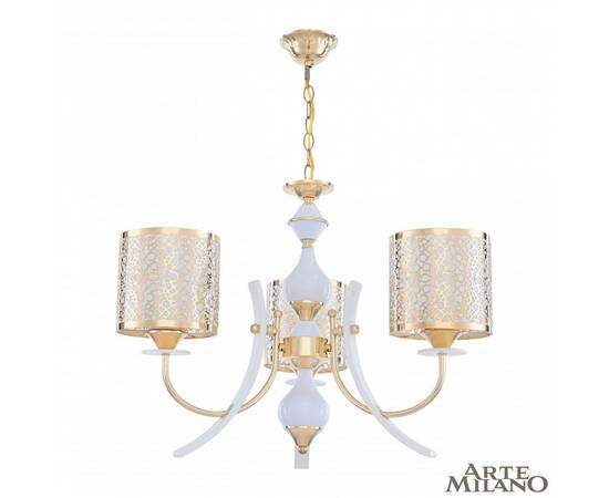 Подвесная люстра Arte Milano Florentia-6067 306067/3 Wh/Gd
