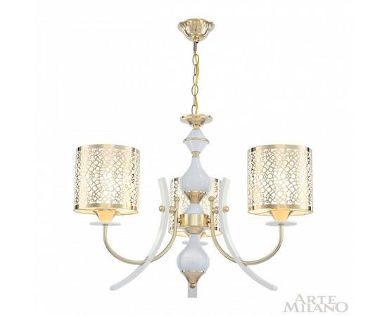 Подвесная люстра Arte Milano Florentia-6067 306067/3 Wh/Gd, изображение 2