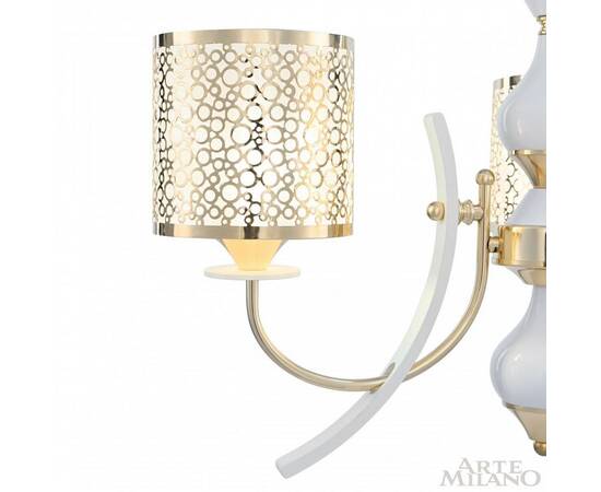 Подвесная люстра Arte Milano Florentia-6067 306067/3 Wh/Gd, изображение 5