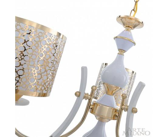 Подвесная люстра Arte Milano Florentia-6067 306067/3 Wh/Gd, изображение 7