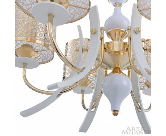 Подвесная люстра Arte Milano Florentia-6067 306067/6 Wh/Gd, изображение 7