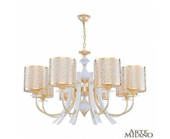 Подвесная люстра Arte Milano Florentia-6067 306067/8 Wh/Gd