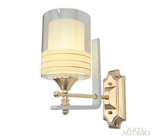 Бра Arte Milano Florentia-6087 306087/1W Wh/Gd, изображение 2