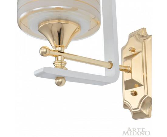 Бра Arte Milano Florentia-6087 306087/1W Wh/Gd, изображение 5