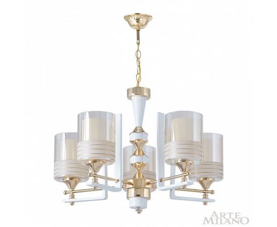 Подвесная люстра Arte Milano Florentia-6087 306087/5 Wh/Gd, изображение 3