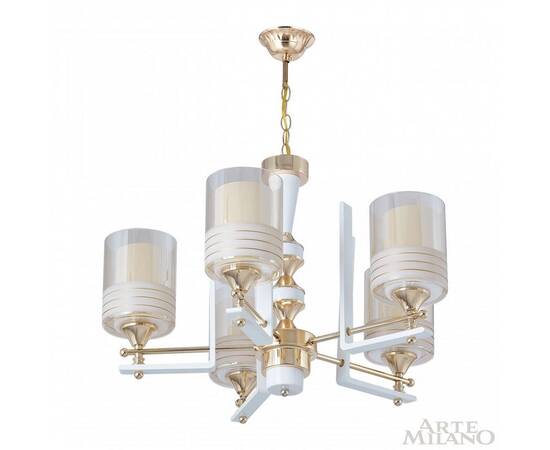 Подвесная люстра Arte Milano Florentia-6087 306087/5 Wh/Gd, изображение 4