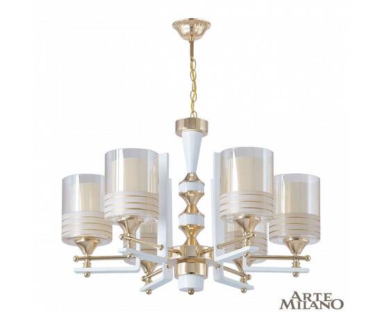 Подвесная люстра Arte Milano Florentia-6087 306087/6 Wh/Gd