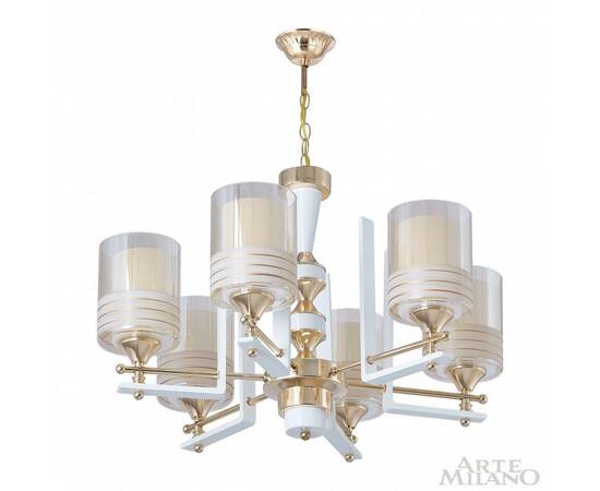 Подвесная люстра Arte Milano Florentia-6087 306087/6 Wh/Gd, изображение 4
