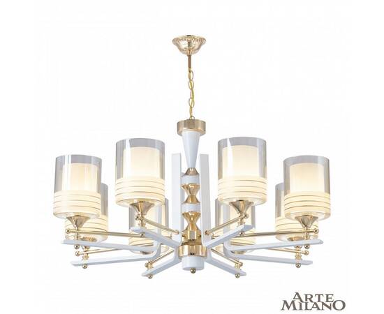 Подвесная люстра Arte Milano Florentia-6087 306087/8 Wh/Gd