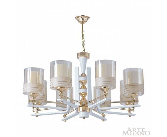 Подвесная люстра Arte Milano Florentia-6087 306087/8 Wh/Gd, изображение 3