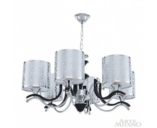 Подвесная люстра Arte Milano Florentia-6787 306787/6 Bk/Ni, изображение 3