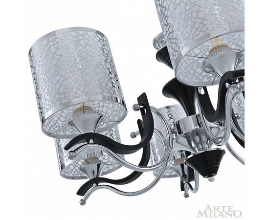 Подвесная люстра Arte Milano Florentia-6787 306787/6 Bk/Ni, изображение 7