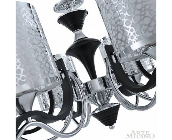 Подвесная люстра Arte Milano Florentia-6787 306787/6 Bk/Ni, изображение 8