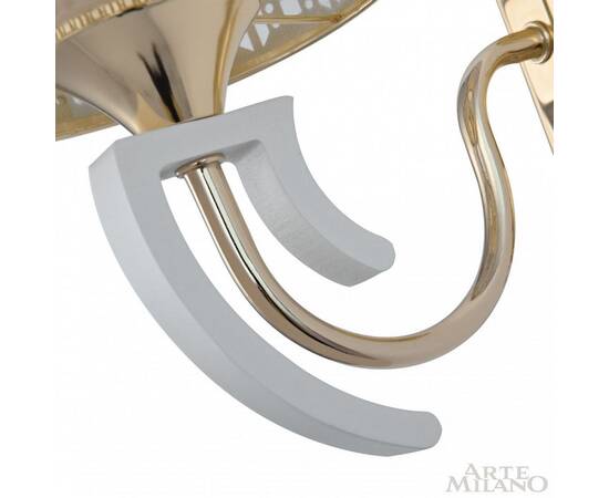 Бра Arte Milano Florentia-8857 308857/1W Wh/Gd, изображение 5