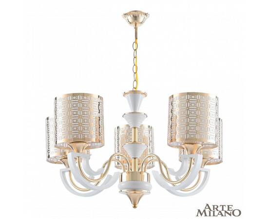 Подвесная люстра Arte Milano Florentia-8857 308857/5 Wh/Gd