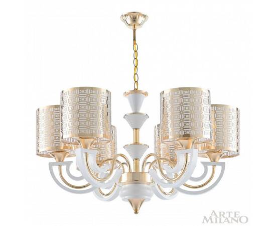 Подвесная люстра Arte Milano Florentia-8857 308857/6 Wh/Gd, изображение 4