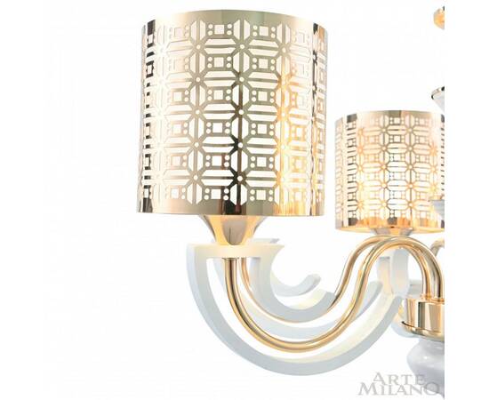 Подвесная люстра Arte Milano Florentia-8857 308857/6 Wh/Gd, изображение 5
