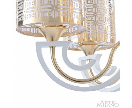 Подвесная люстра Arte Milano Florentia-8857 308857/6 Wh/Gd, изображение 7