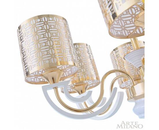 Подвесная люстра Arte Milano Florentia-8857 308857/6 Wh/Gd, изображение 8