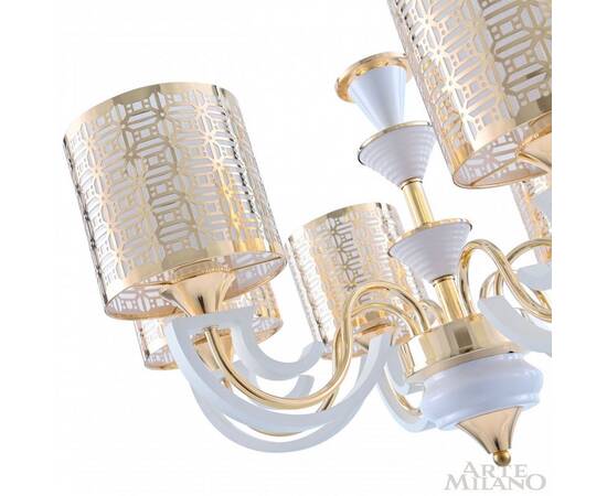 Подвесная люстра Arte Milano Florentia-8857 308857/6 Wh/Gd, изображение 10