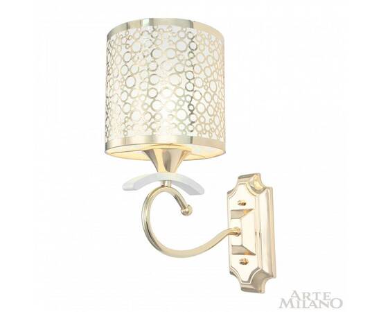 Бра Arte Milano Florentia-9787 309787/1W Wh/Gd, изображение 4