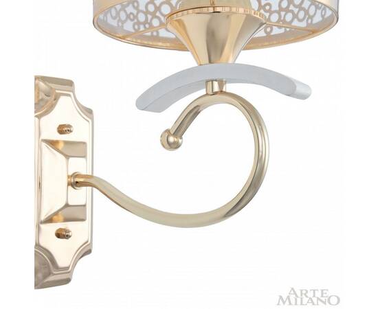 Бра Arte Milano Florentia-9787 309787/1W Wh/Gd, изображение 5