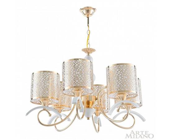 Подвесная люстра Arte Milano Florentia-9787 309787/6 Wh/Gd, изображение 4