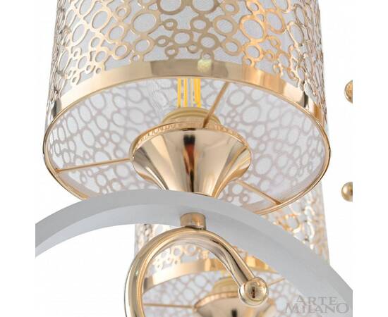 Подвесная люстра Arte Milano Florentia-9787 309787/6 Wh/Gd, изображение 7