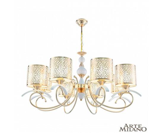 Подвесная люстра Arte Milano Florentia-9787 309787/8 Wh/Gd