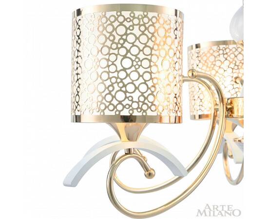 Подвесная люстра Arte Milano Florentia-9787 309787/8 Wh/Gd, изображение 6