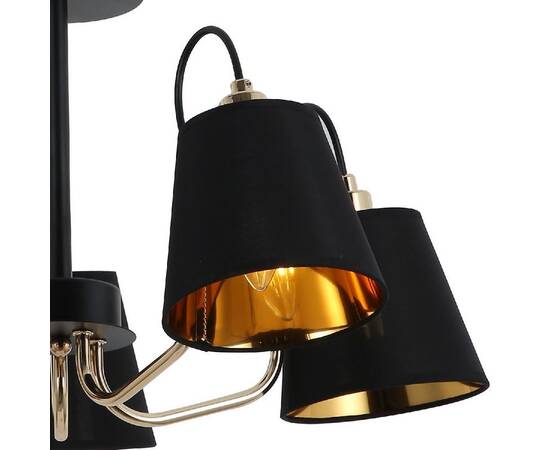 Люстра на штанге Illumico IL6120-5COU-79 BK GD, изображение 3