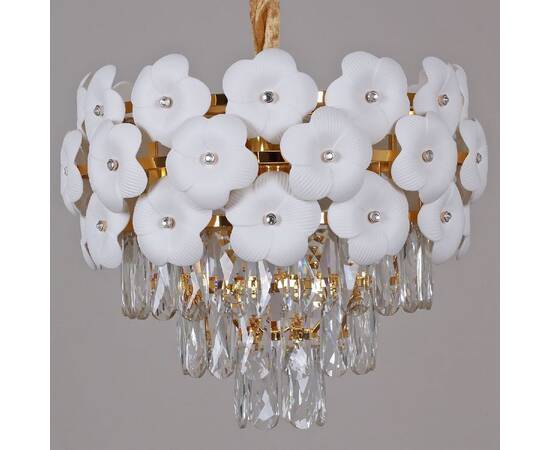 Подвесная люстра Illumico IL8139-5РLY-39 GD WT, изображение 2