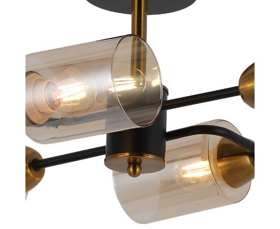 Люстра на штанге Illumico IL8243-4COU-79 BK BR, изображение 2