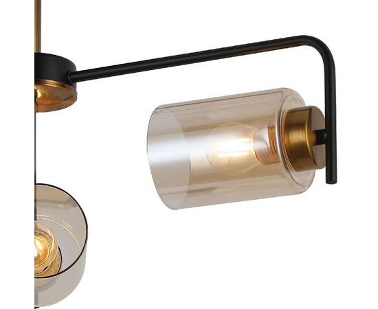 Люстра на штанге Illumico IL8248-3COU-79 BK GD, изображение 3