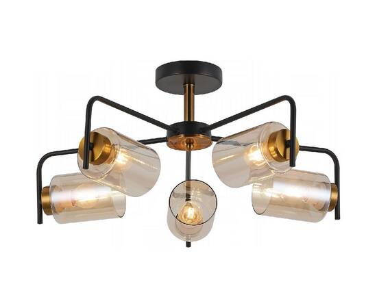 Люстра на штанге Illumico IL8248-5COU-79 BK GD