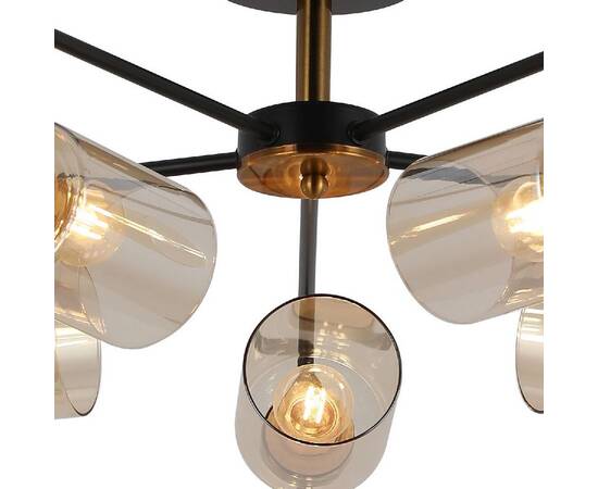 Люстра на штанге Illumico IL8248-5COU-79 BK GD, изображение 2