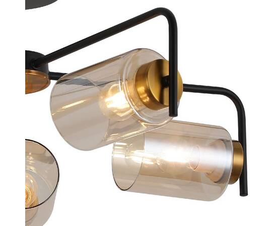 Люстра на штанге Illumico IL8248-5COU-79 BK GD, изображение 3