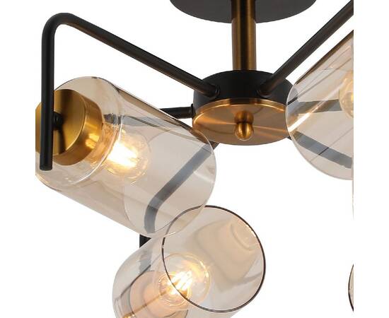 Люстра на штанге Illumico IL8248-6COU-79 BK GD, изображение 2