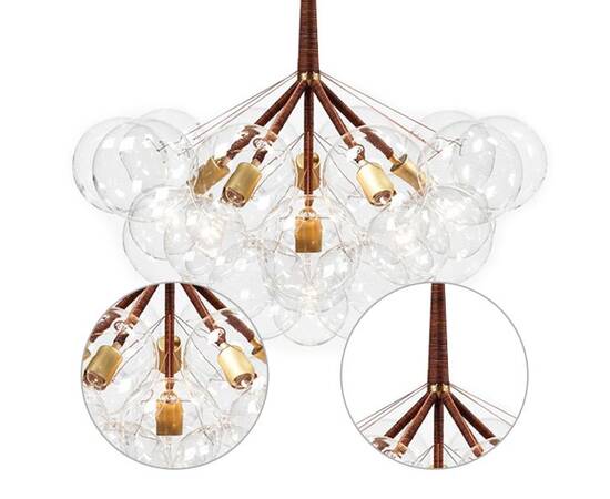 Подвесная люстра DeLight Collection 9087/3 brown, изображение 2